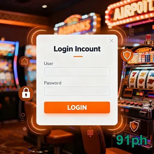 User accessing 91ph Casino on mobile device